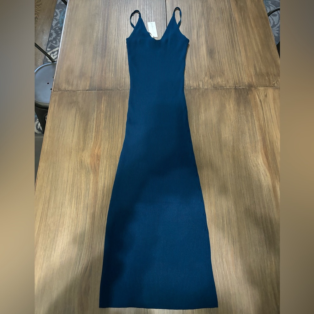 Teal Sleeveless Dress